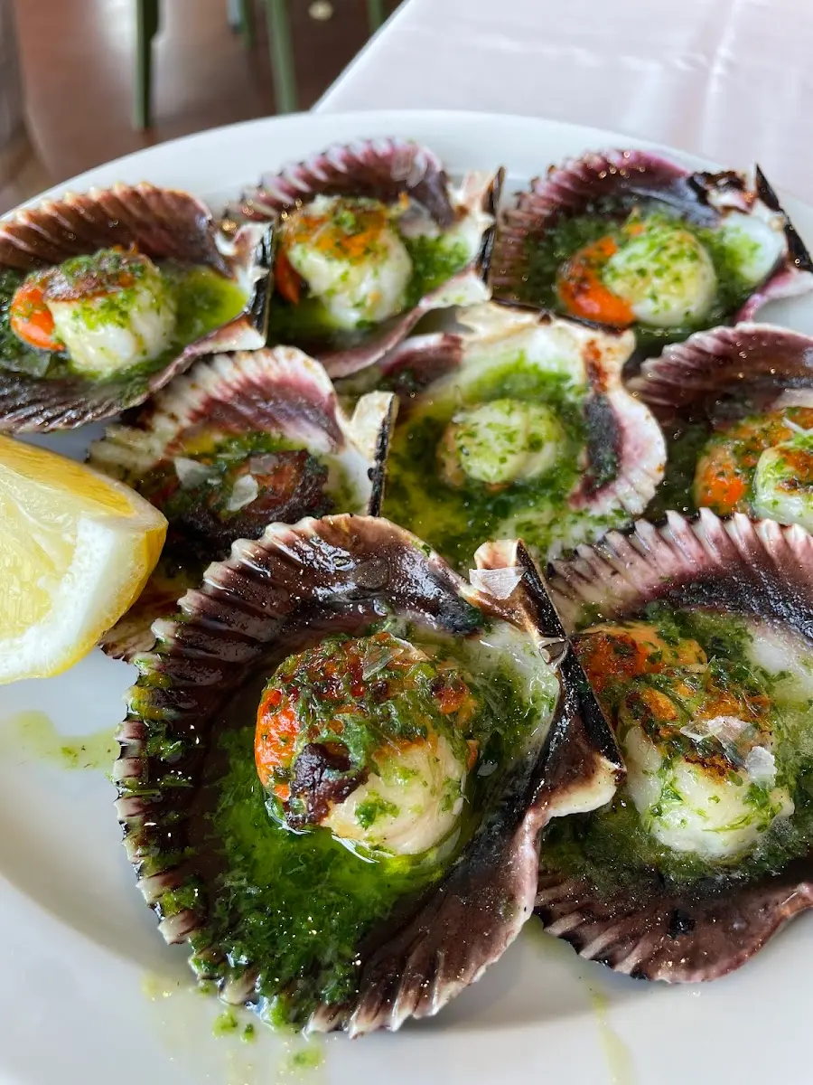 Zamburiñas a la plancha con limón